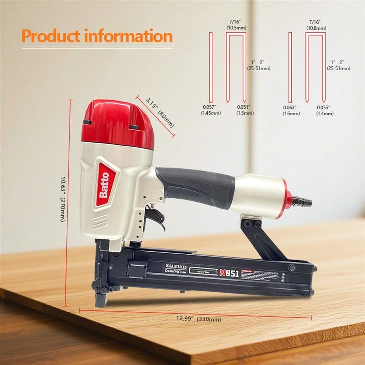 N851 Wide Crown Pneumatic Stapler factory