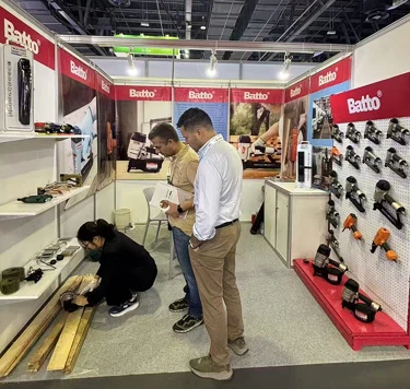 Batto Pneumatic Nailers At Dubai Big 5 Global