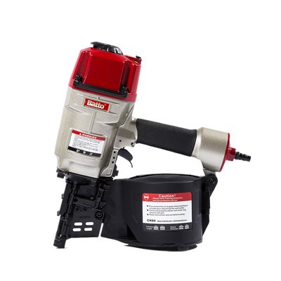 What is the nail capacity of a pneumatic nail gun for siding?